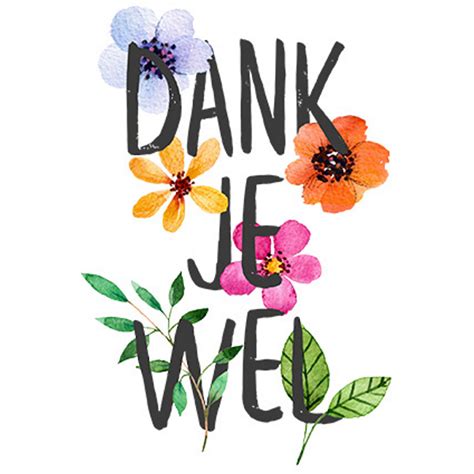 Ecobos Webwinkel Wenskaart Dank Je Wel