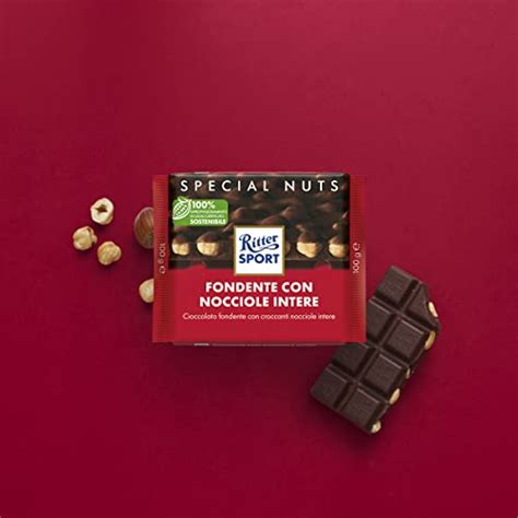 Ritter Sport Nut Class Dark Whole Hazelnuts Chocolate X G