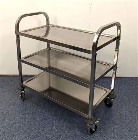 100 Kg Stainless Steel Food Serving Trolley At Rs 12000 Food Trolley