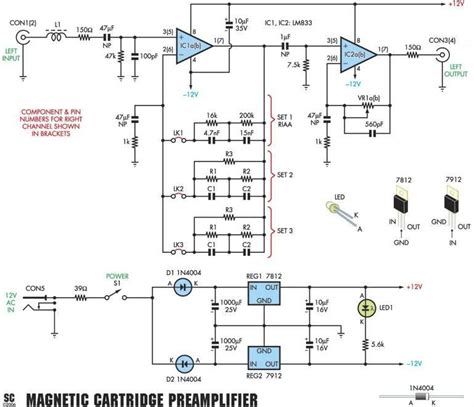 Diy Phono Preamp Schematic Tube Phono Preamp Schematic