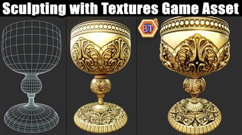 Blender Tutorial Sculpting With Textures Game Asset Youtube