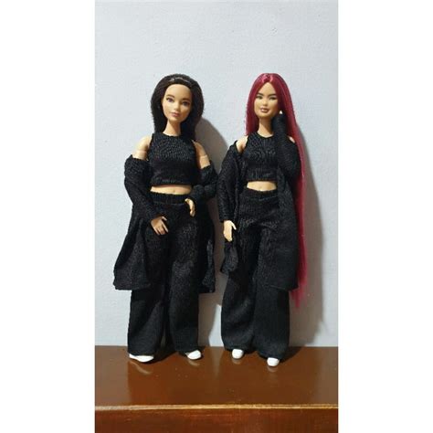 Handmade Barbie Curvy Doll Clothes Bc Pc Cardi Set Shopee Philippines