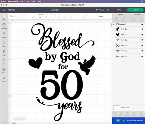 Blessed By God For Years Svg Blessed By God Svg Th Svg Etsy