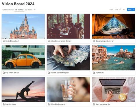 How To Make A Vision Board On Notion In 6 Steps Making A Vision Board