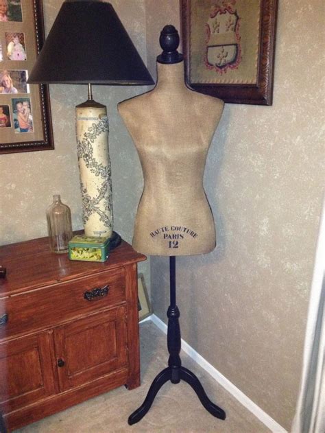 Haute Couture Paris Burlap Mannequin Dress Form Vintage Etsy