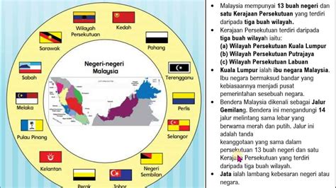 Kenali Negeri Dan Bendera Di Malaysiaunit 5pssas Kssmpktingkatan 2