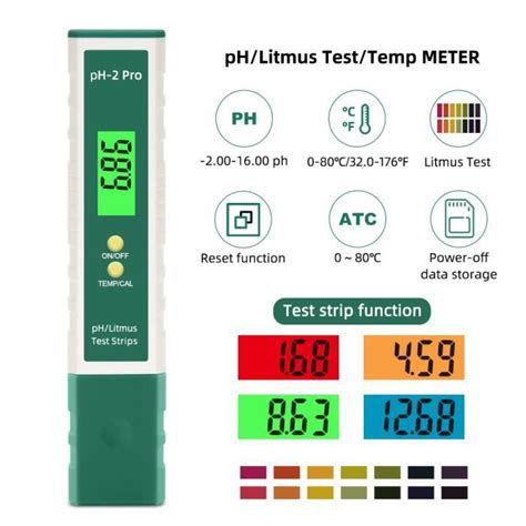 Testeur De Qualit De L Eau Portable Ph Meter Pen Lcd Display Testeur