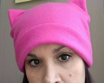 Pussy Cat Ear Hat Etsy