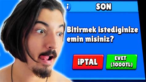 Brawl Stars ı BİTİRMEK İÇİN PARA VERDİM YouTube