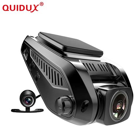 QUIDUX Hidden WiFi Dash Cam Car DVRs Recorder 2 4 Dual Lens Vehicle