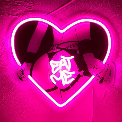 Buy Anime Hentai Lady Back Eat Me Neon Sign Dimmable Butt Neon Signs