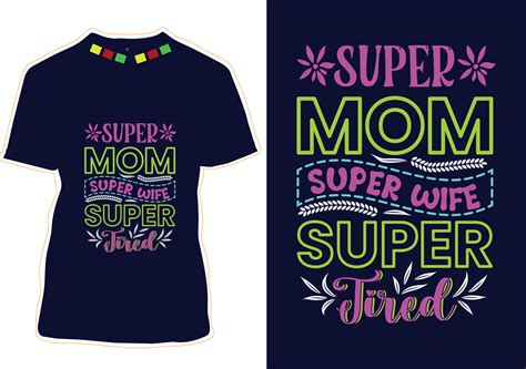 Happy Mothers Day T Shirt Design 22176334 Vector Art At Vecteezy