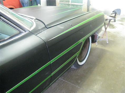 Pinstripe Chris: Custom paint on the Cadillac (aka Cattle Smack) Part 2