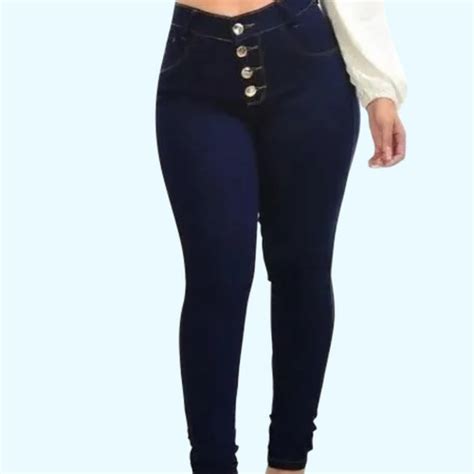 Cal A Jeans Cintura Alta Feminina Hot Pentes O Mercadolivre