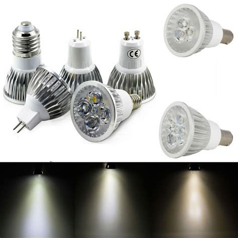 Ranpo 5pcs Lot Dc 24v Led Spotlight Bulb B15 E12 E27 Mr16 B22 E14 Gu10