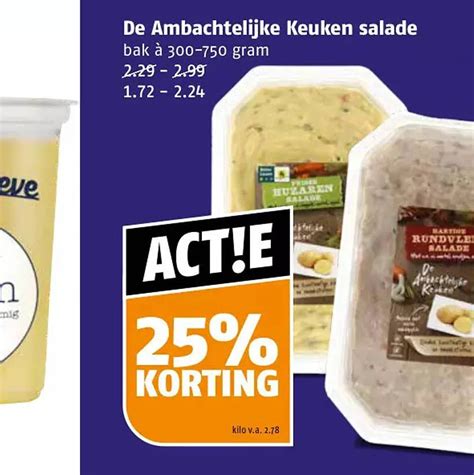 De Ambachtelijke Keuken Salade Aanbieding Bij Poiesz