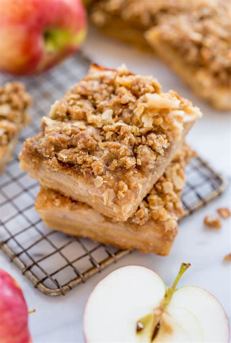 The Best Apple Crisp Bars Baker By Nature