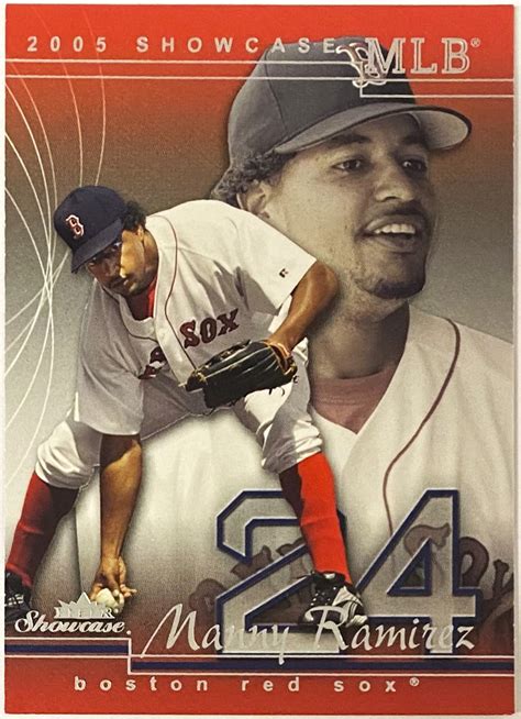 Manny Ramirez 2005 Fleer Showcase MLB Boston Red Sox Baseball Card