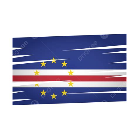 Cape Verde Flag Vector With Transparent Background Cape Verde Cape