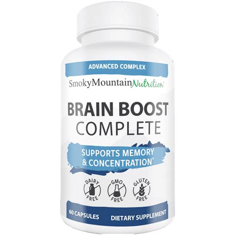 Brain Boost Complete Brain Memory And Focus Supplement Focus Concentration And Brain