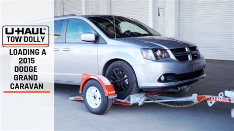 Loading A Dodge Grand Caravan On A U Haul Tow Dolly Youtube