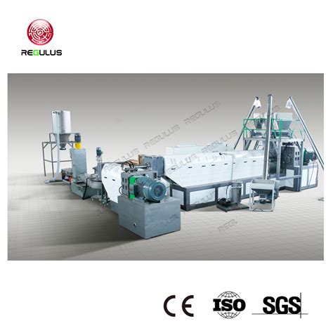 Plastic Twin Screw Extruder High Capacity PP PE CaCO3 Plastic Filler