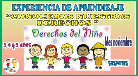 proyecto sobre los derechos derechos del niño Mundo Inicial