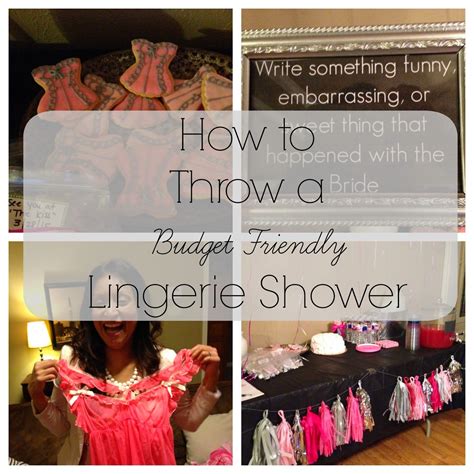 Several Weeks Ago I Co Hosted A Lingerie Shower For My Dear Cousin Eve