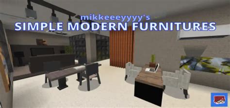 Simple Modern Furniture Mod[70+Furniture] - Mods for Minecraft