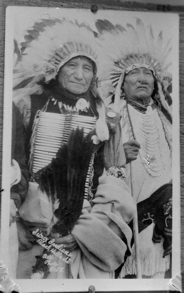 Copy Photograph Of Two Native American Sioux Men Photograph