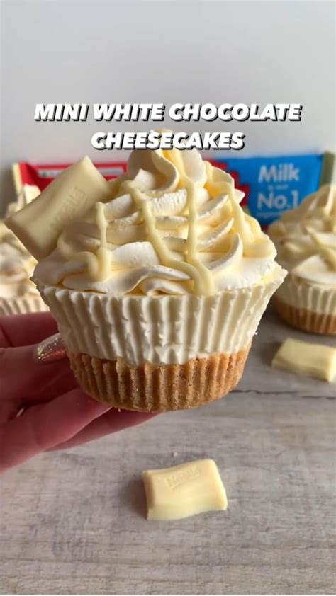 Mini White Chocolate Cheese Cake Artofit