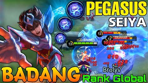 Pegasus Seiya Badang New Saintseiya Skin Gameplay Top Global Badang