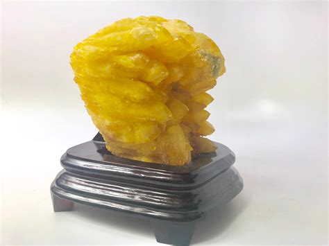 Natural Yellow Quartz Crystal 98 Explosion Luck
