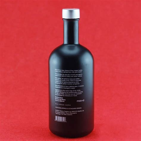 Custom Matte Black Ml Bottle Matte Black Glass Spirit Bottle High