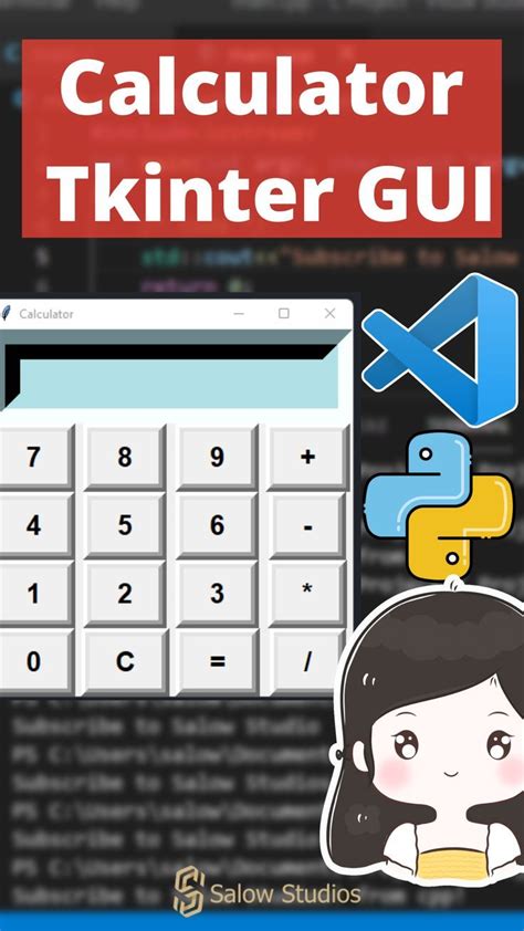 Python Calculator With Gui Using Tkinter In Visual Studio Code