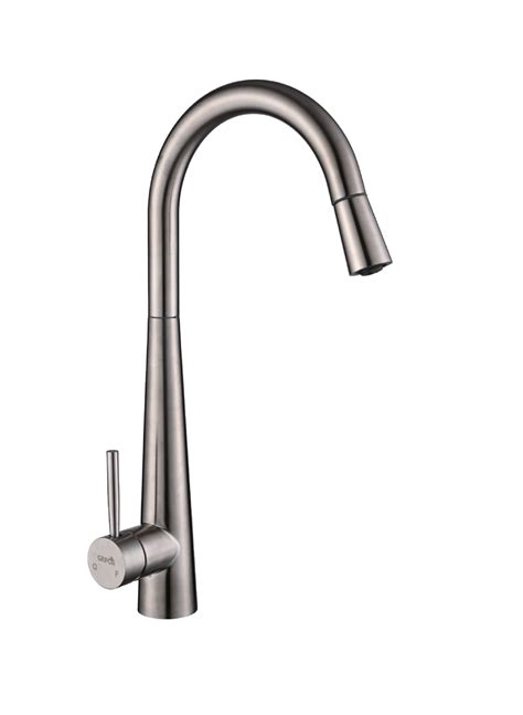 Torneira Misturador Monocomando Gourmet Aço Inox Escovado Extensível