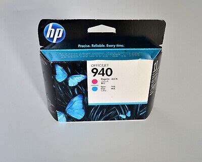 HP Officejet 940 Printhead C4901A CYAN MAGENTA EBay