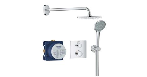 Grohe Grohtherm zestaw prysznicowy z deszczownicą Rainshower