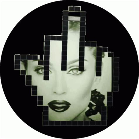 Madonna Middle Finger Sticker - Madonna Middle Finger Flipping The Bird ...