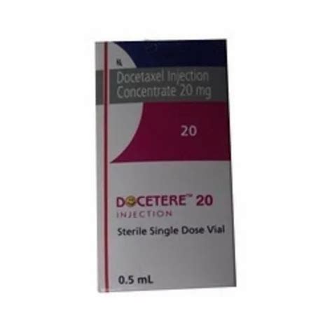 Docetere 20mg Injection Dr Reddy S Prescription At Rs 1500 Vial In