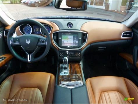 2014 Maserati Ghibli S Q4 Nero/Cuoio Dashboard Photo #85307186 | GTCarLot.com