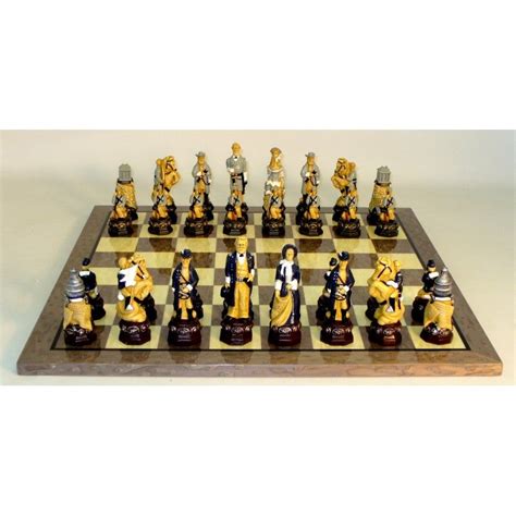 Civil War Chess Pieces And Board Themed Chess Sets Chess Chess Set