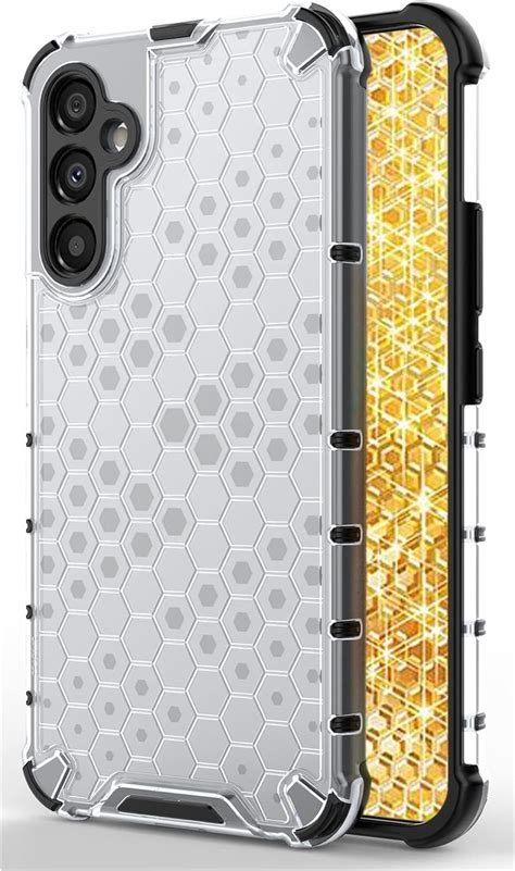 Lustree TPU Honey Comb Armor Shock Proof Back Cover For For Samsung