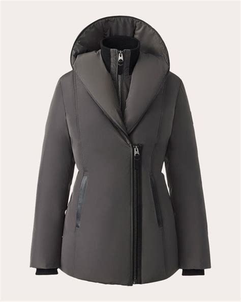 Mackage Adali Longline Down Coat In Black Lyst