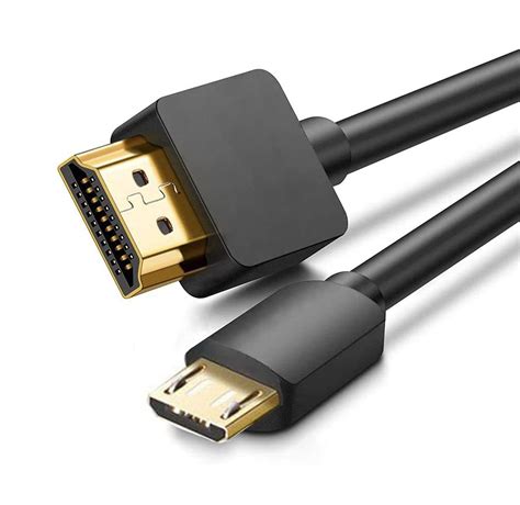 Amazon.com: Guoxu - Cable HDMI a micro USB, 4.9 ft, adaptador de cable ...