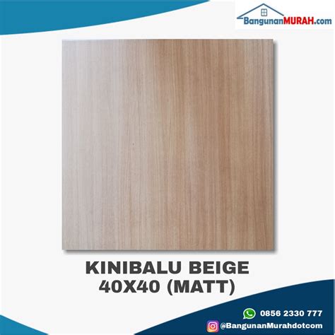 Jual Accura Keramik Lantai X Kinibalu Beige Motif Kayu Kasar Tegal