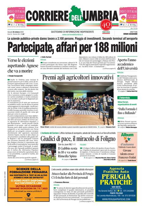 Rassegna Stampa Del Ottobre Prime Pagine Dei Giornali In Pdf