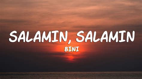 BINI - Salamin, Salamin (Lyrics) - YouTube