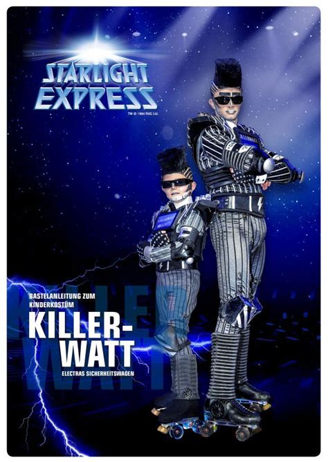 STARLIGHT EXPRESS Kostümanleitung KILLERWATT Kostüm Kinder kostüm