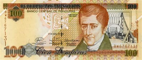 Honduras New Sig Date Lempira Note B I Confirmed